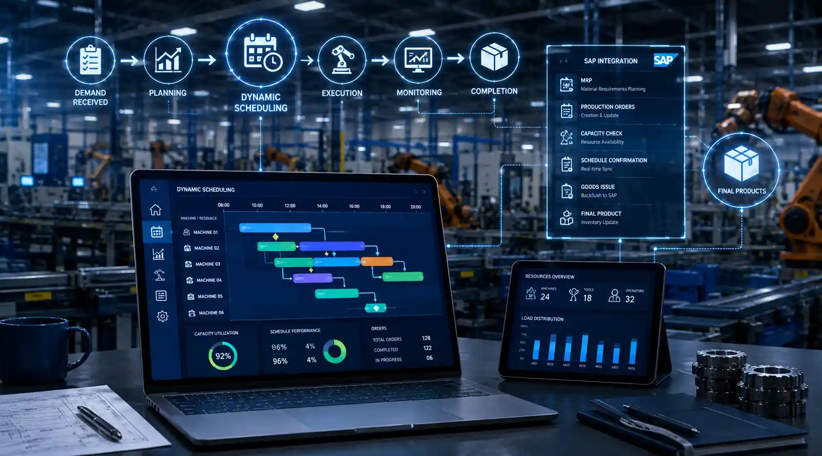 Dynamic Machine Scheduling & Optimization - Mesprosoft