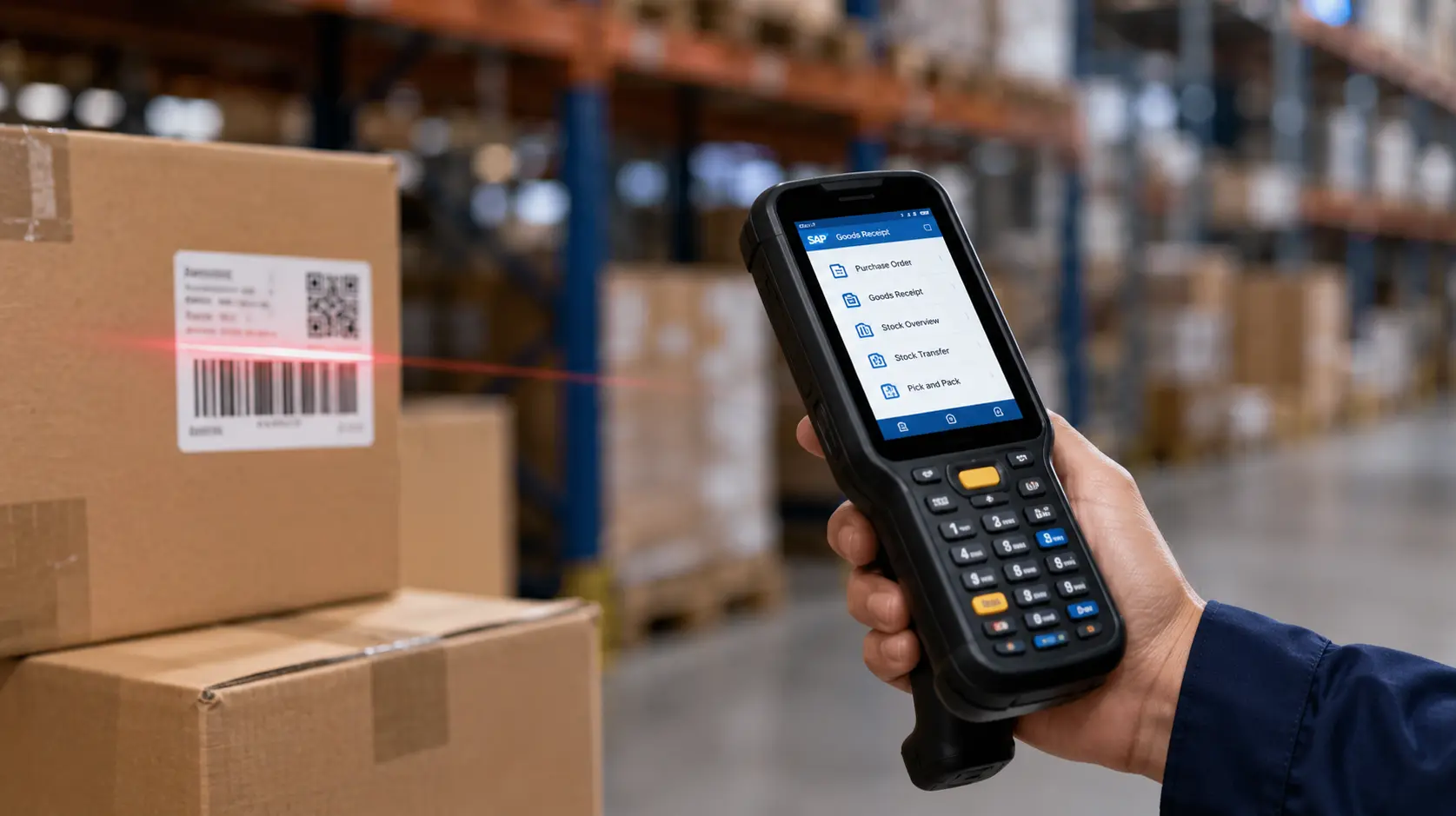 Mobile WMS Handheld Barcode Scanning